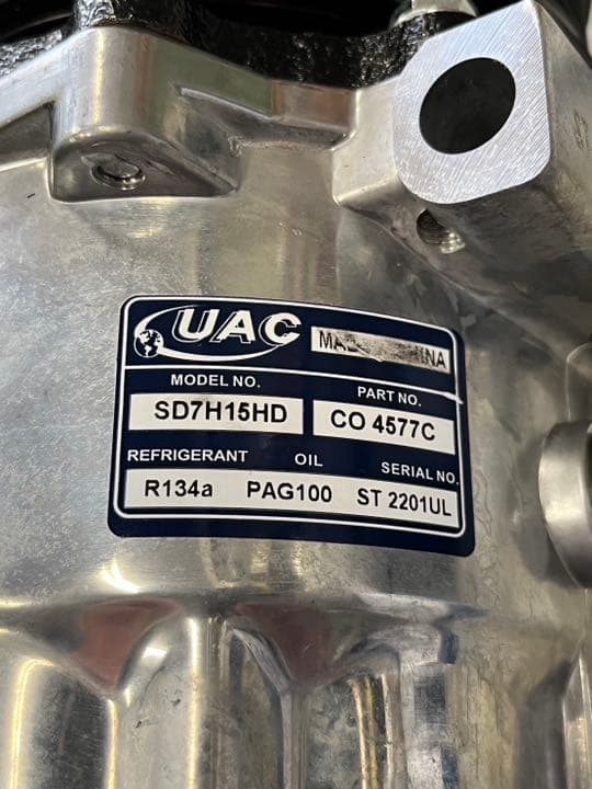 やまぐま　UAC コンプレッサー　サンデン