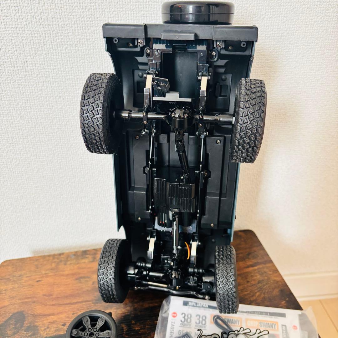 スズキ ジムニーJA11 1/10アウトドアラジコン C74 BLUE