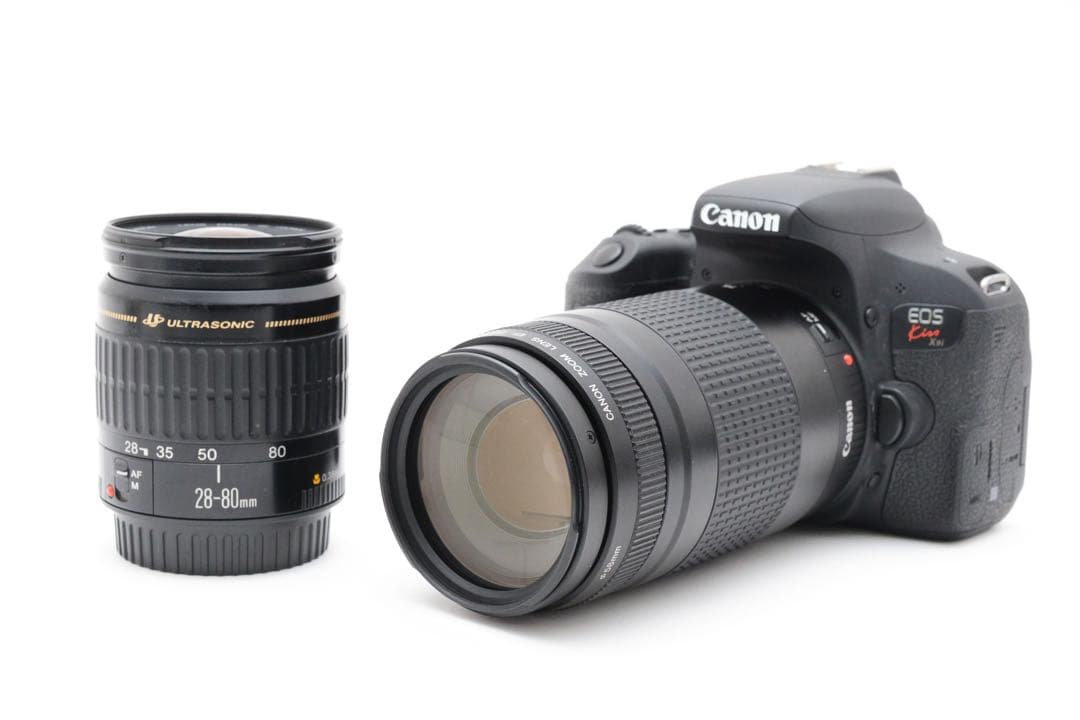 デジタル一眼レフカメラ/canon kiss x9i標準&望遠ダブルレンズセット