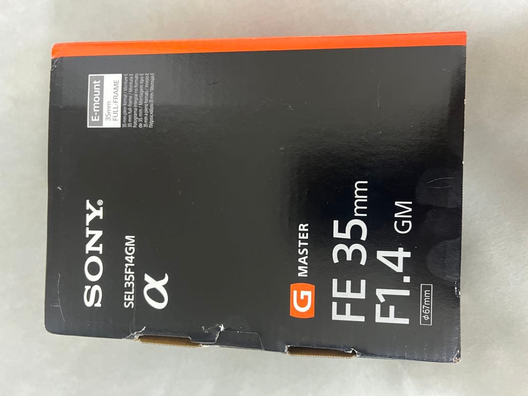 【新品・未使用・海外版】SONY FE 35mm F1.4 GM