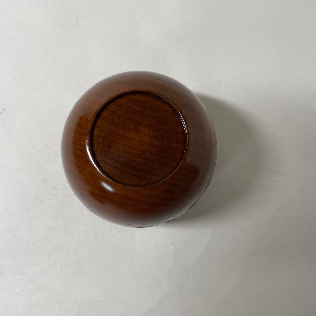 FD03 宋勝　籠目茶器　茶入れ　桜蒔絵　貝入