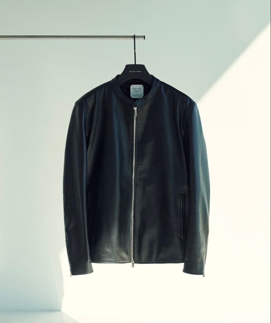 UNITED TOKYO ラムレザーシングルジャケット サイズ2