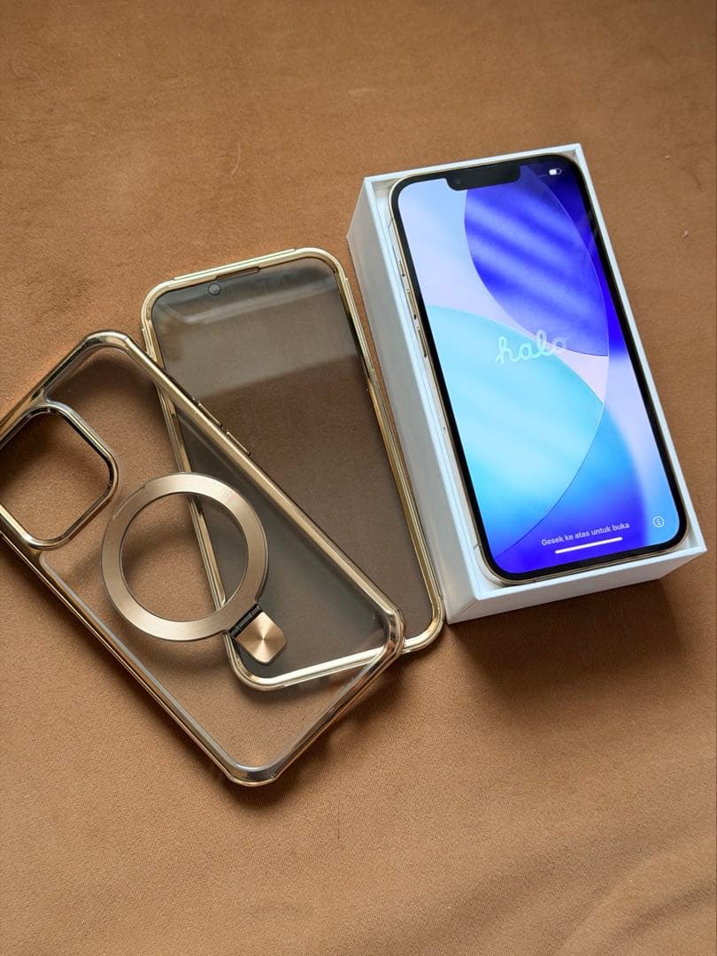 【両面カバー付き】Apple iPhone 13 Pro ゴールド