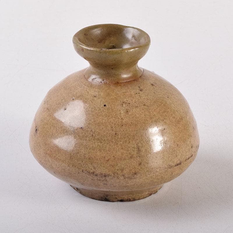 朝鮮美術　李朝　高麗青磁　徳利　M　R7868