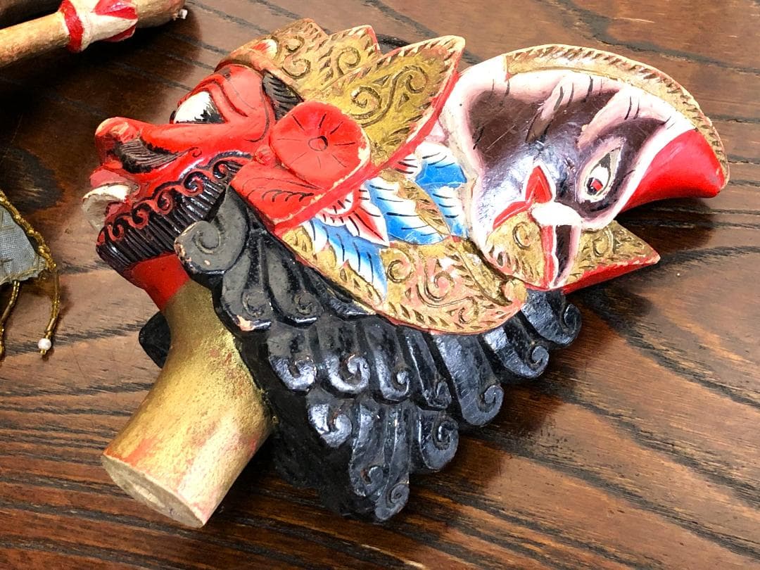 【 ドゥルユドノ（Duryudana）】 アンティーク木偶人形　ワヤン・ゴレ