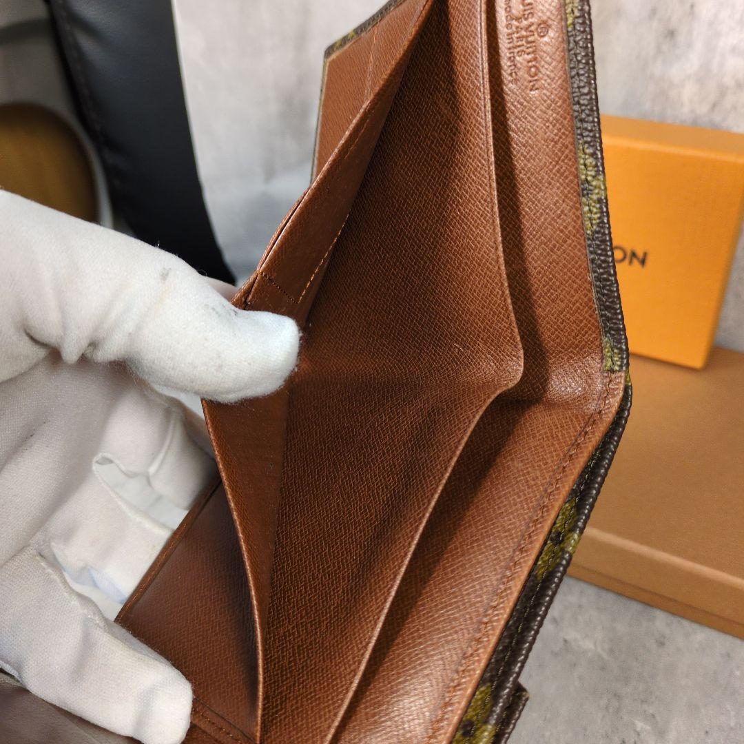 LOUIS VUITTON モノグラム ポルトモネビエカルトクレディ三つ折り財布