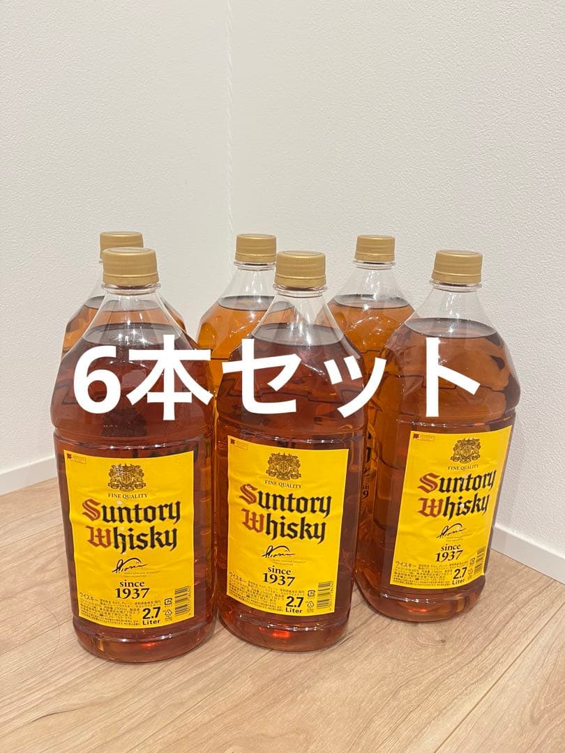 角ウイスキー 2.7L 6本セット サントリー 酒