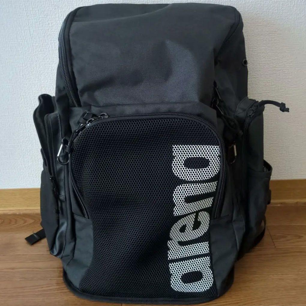 maco 【断捨離】arena ブラック リュック 45L