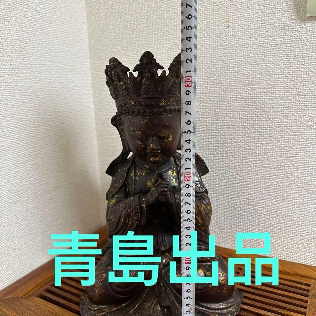 骨董品　古美術　チベット仏　仏教美術　中国美術　琉金佛　仏像　鉄仏　大明永樂年製