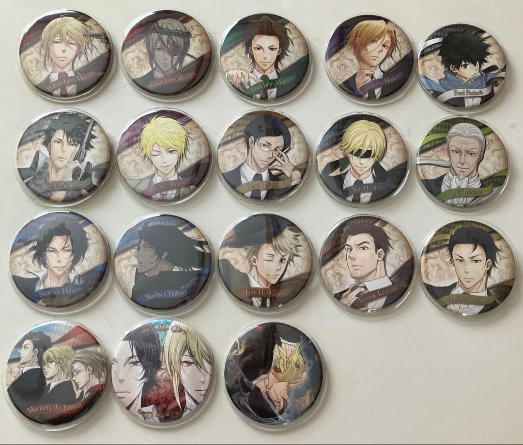 憂国のモリアーティ　コレクション缶バッジ
