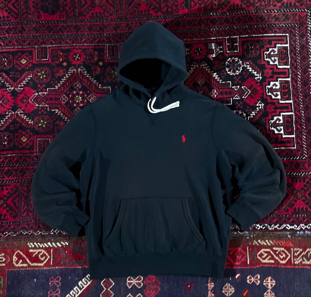 S*様 ポロラルフローレン プルオーバー パーカー ブラック M