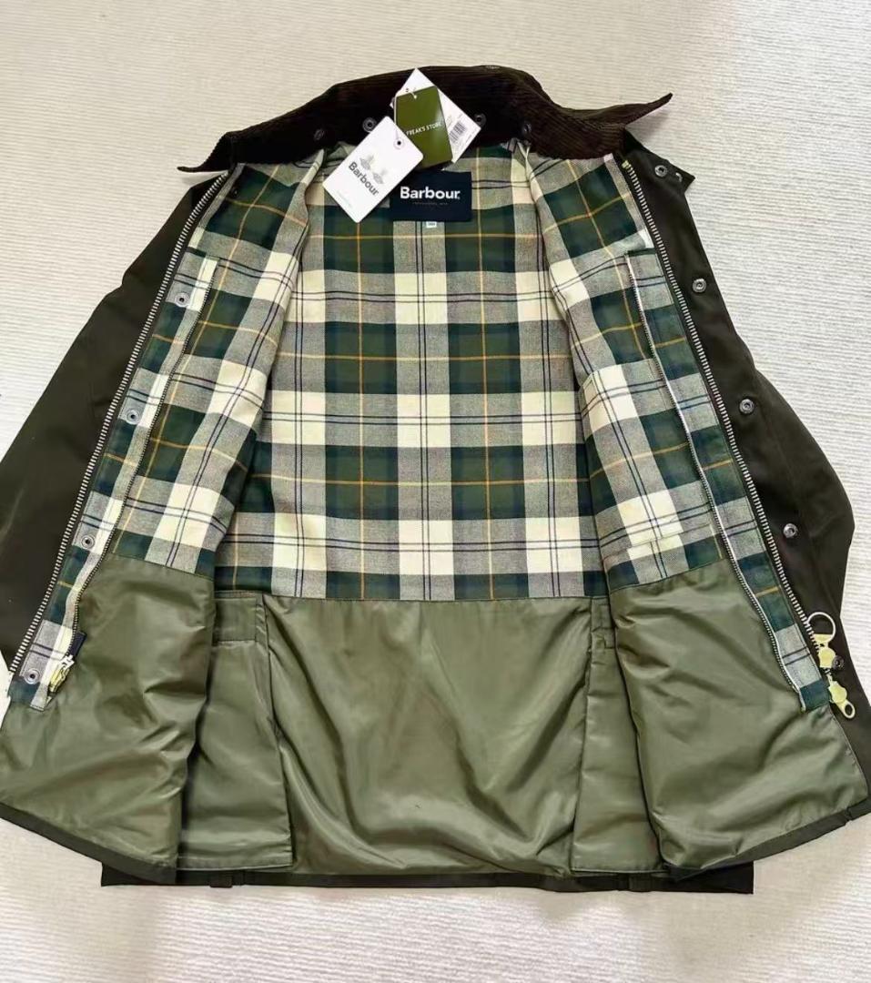 Barbour OS Bedale ワックスなし版 セージグリーン