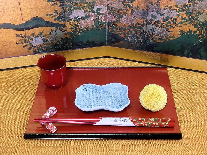 古伊万里　染付　型刷印判　幾何学文様の図　変形皿　江戸期C449 AS-CWe