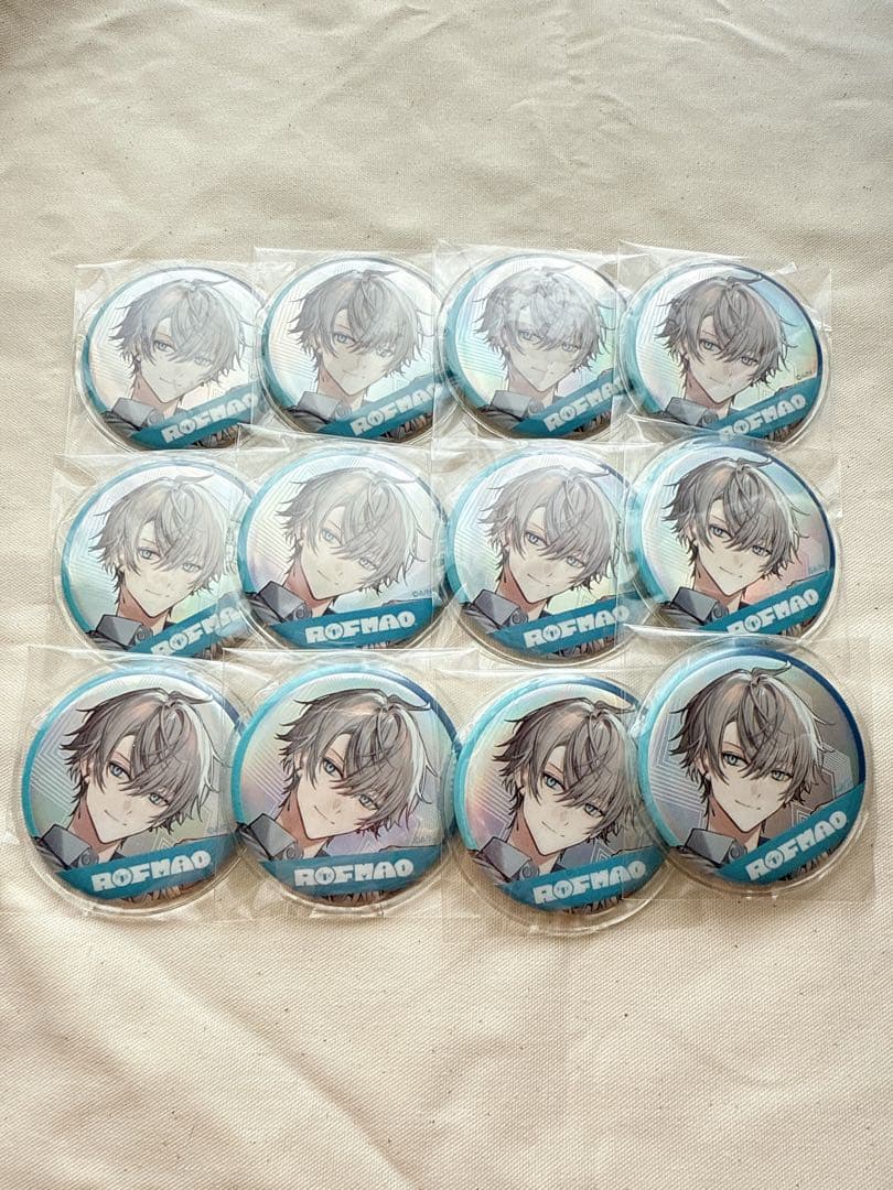 甲斐田晴 缶バッジ ろふまお2周年 まとめ売り