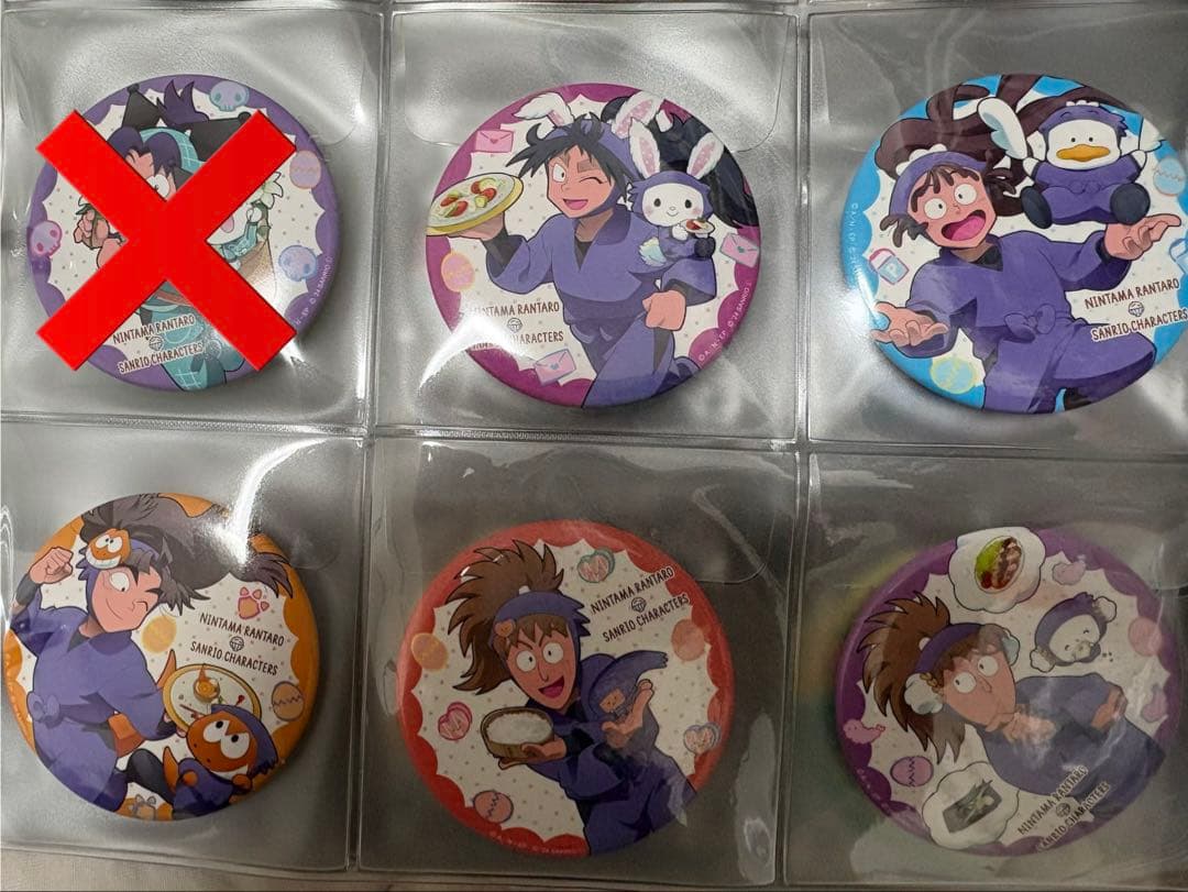 忍たま乱太郎　サンリオコラボカフェ　五年生　缶バッジ　バラ売り可能