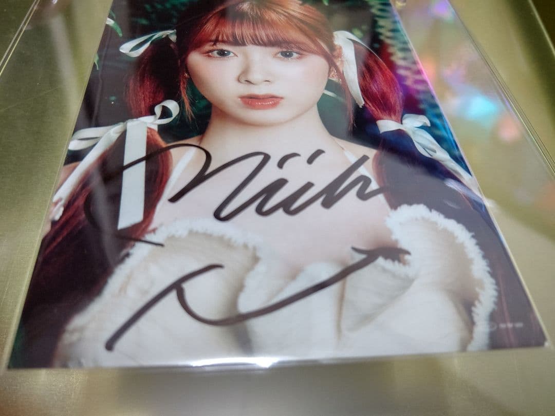 NiziU　MIIHI　ミイヒ　本人直筆サイン入りフォトカード　10代ラスト年