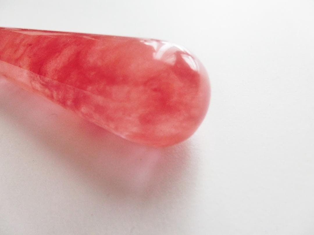 【希少 シナバー】朱砂 辰砂 クリスタル ワンド 魔法 豊かさ 繁栄