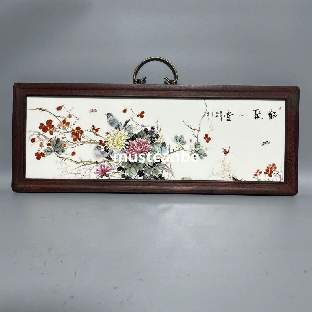 景徳鎮 陶板画 が一堂に会します 応接間 玄関 茶室 掛画 装飾品 工芸品 置物