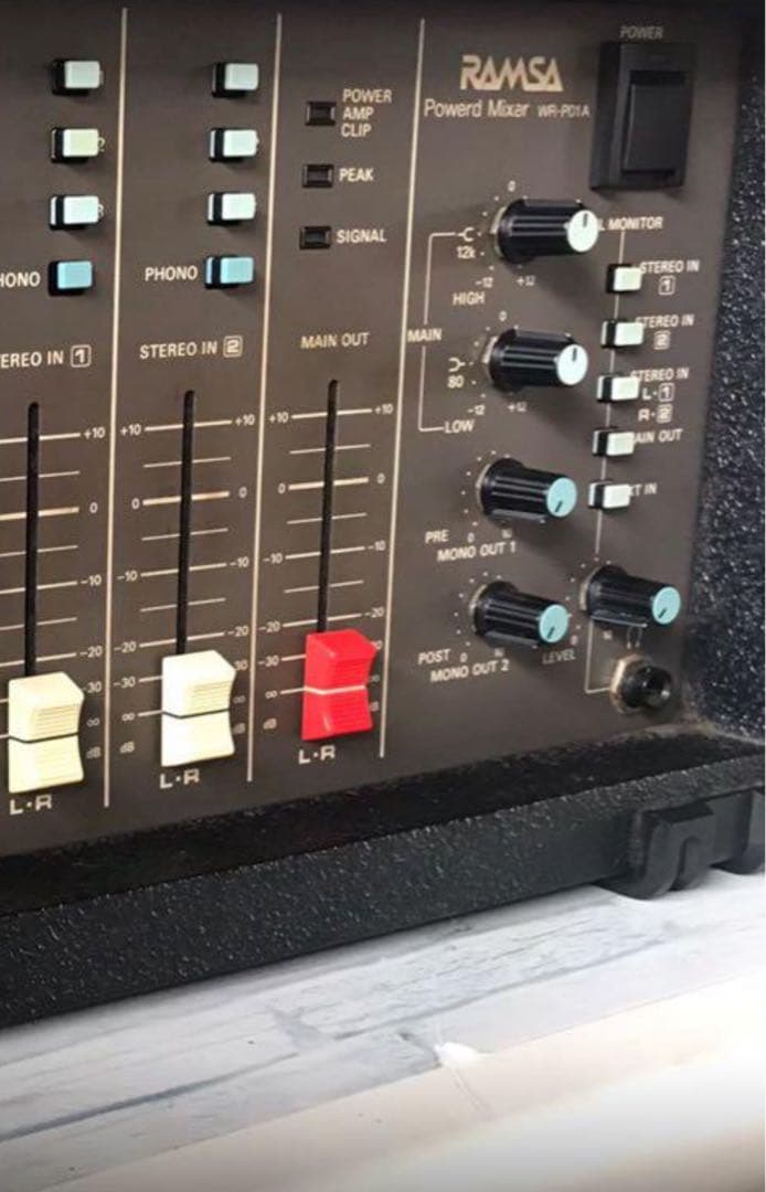 RAMSAパワードミキサー　WR-P01A