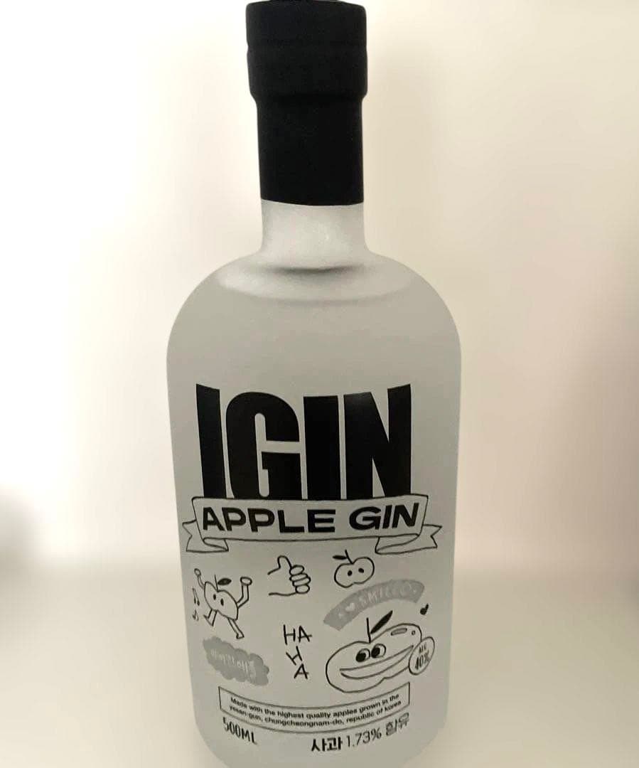 BTS JINのお酒　IGIN Apple GIN