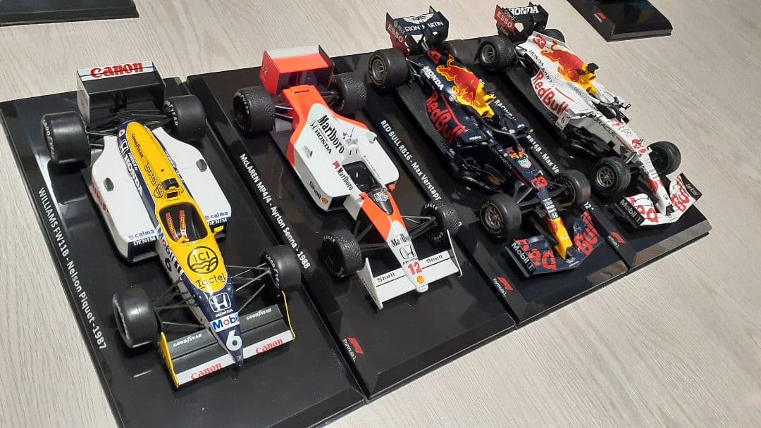 ビッグスケールF1コレクション ホンダエンジン搭載車4台セット