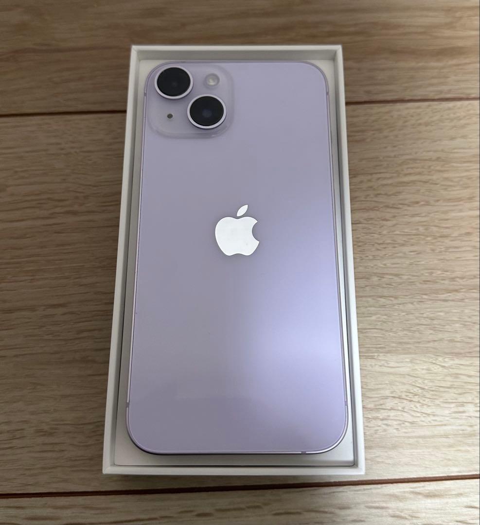 iPhone14 256GB SIMフリー パープル　バッテリー良好