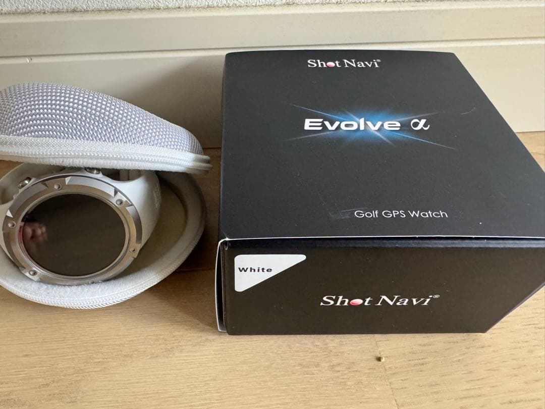 ショットナビ Evolve α ゴルフGPSナビ　ホワイト　未使用