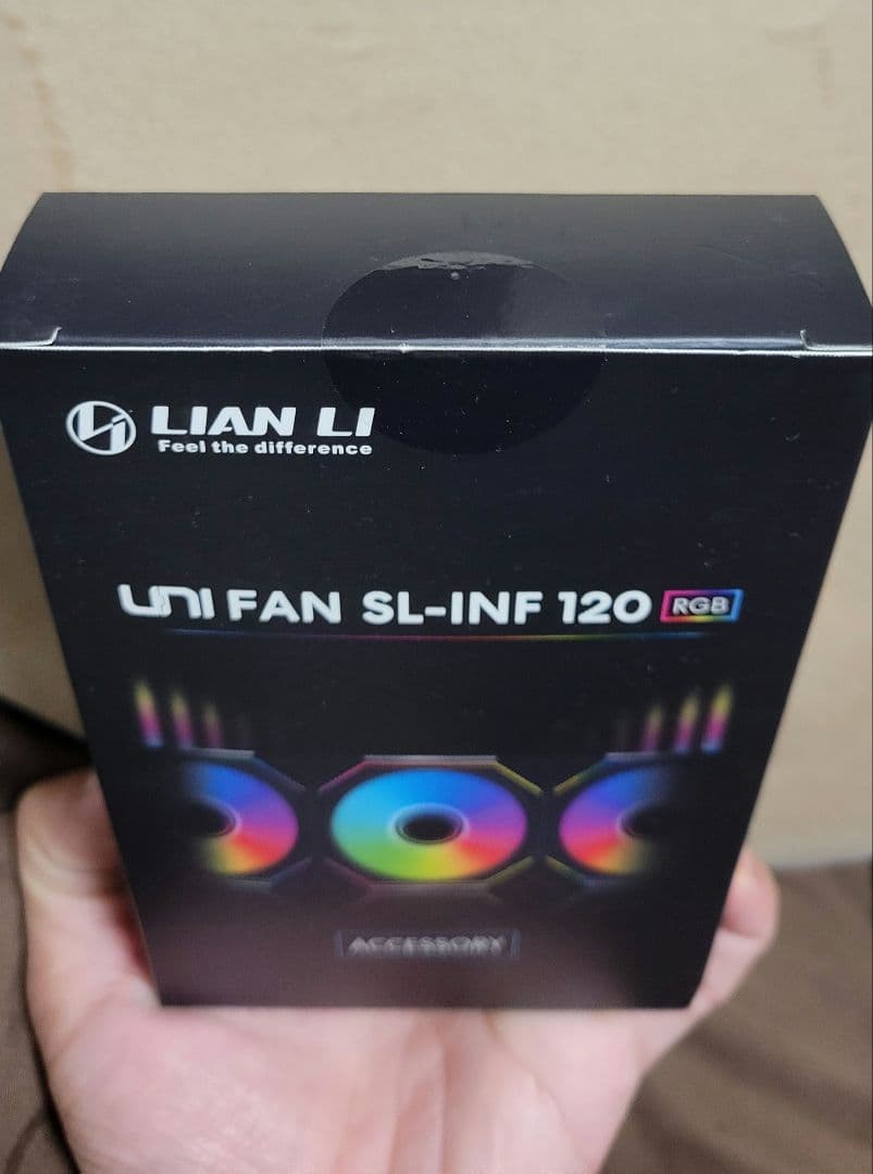 Lian Li UNI FAN SL-INF 120 ブラック　3個