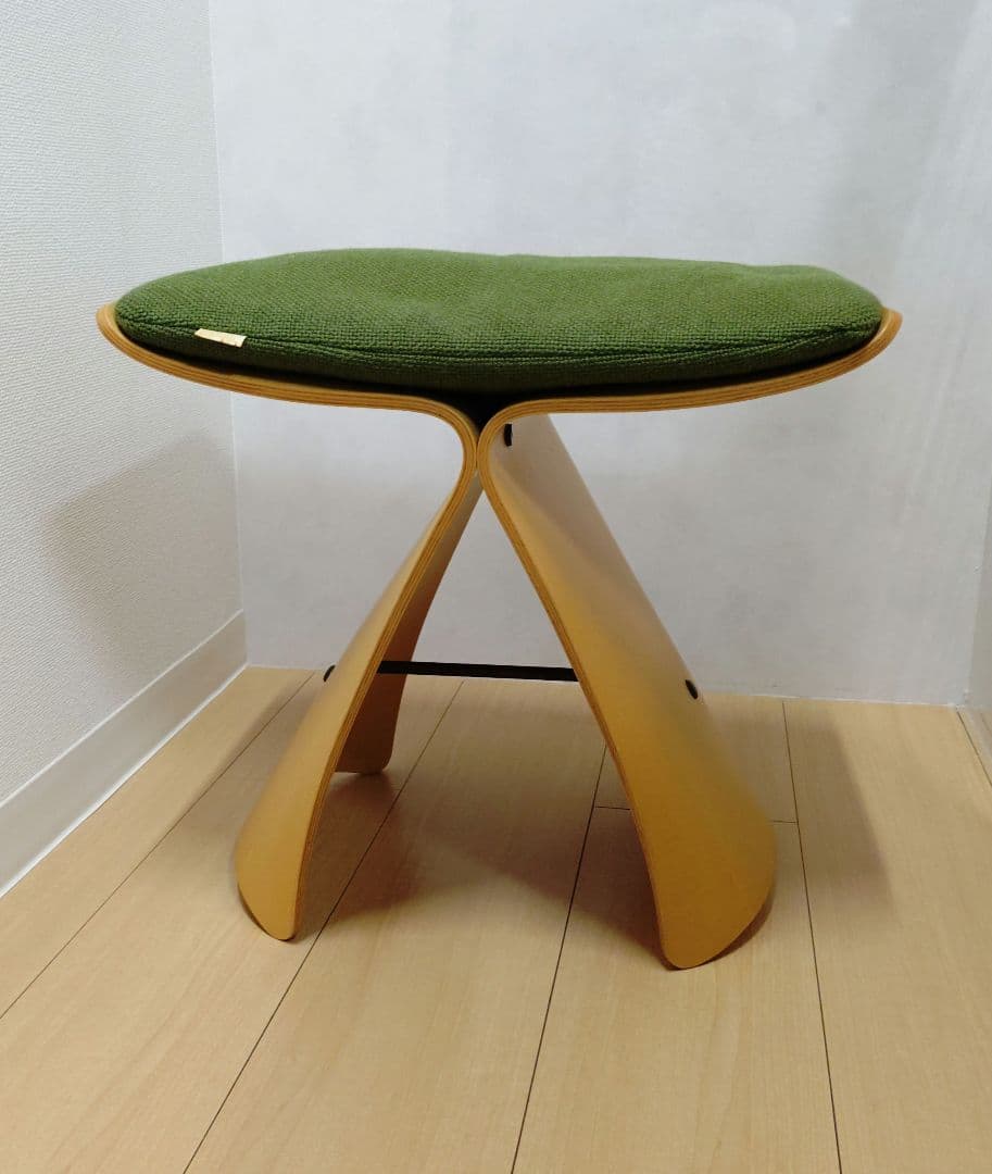 バタフライスツール＋専用クッション　柳宗理　天童木工