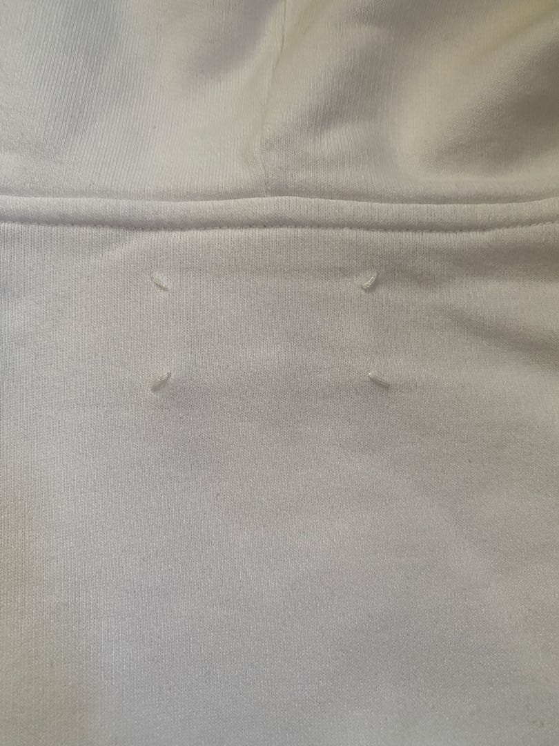 メゾンマルジェラ、Maison Margiela、パーカー、ホワイト、M