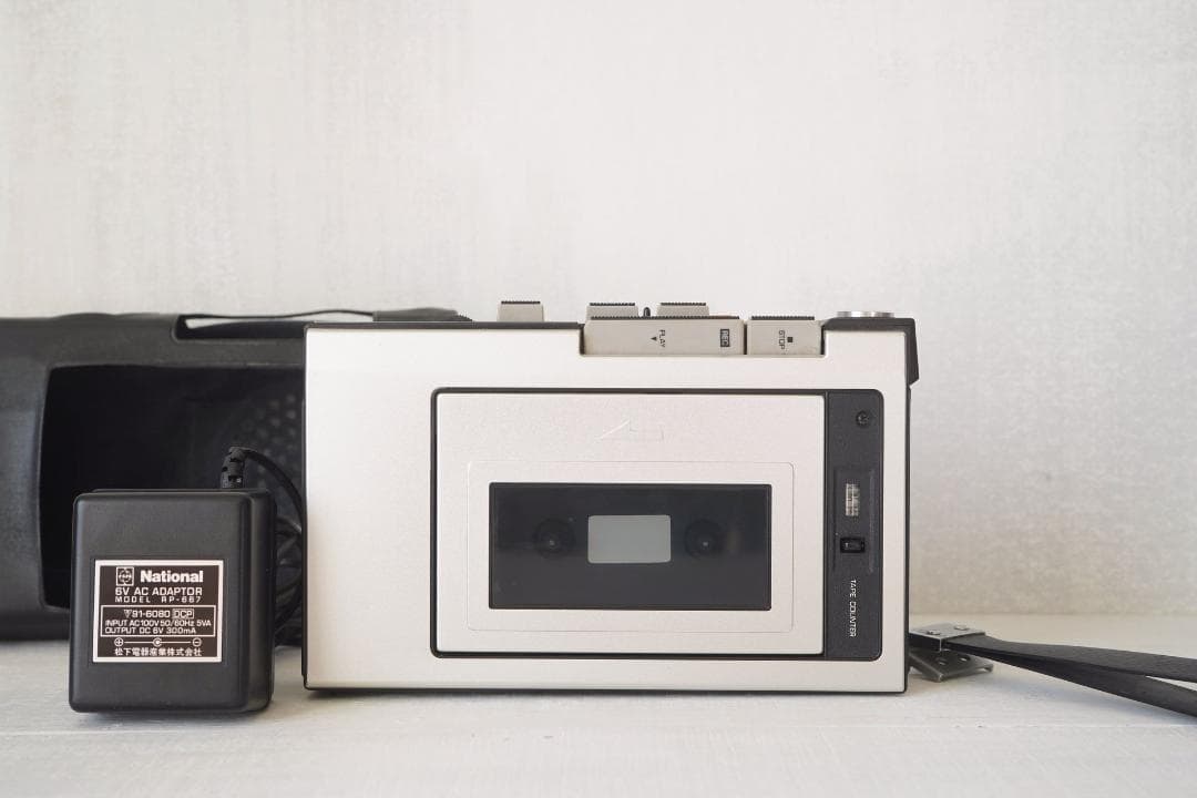 National カセットレコーダー RQ-333 美品 ケース&アダプター付き