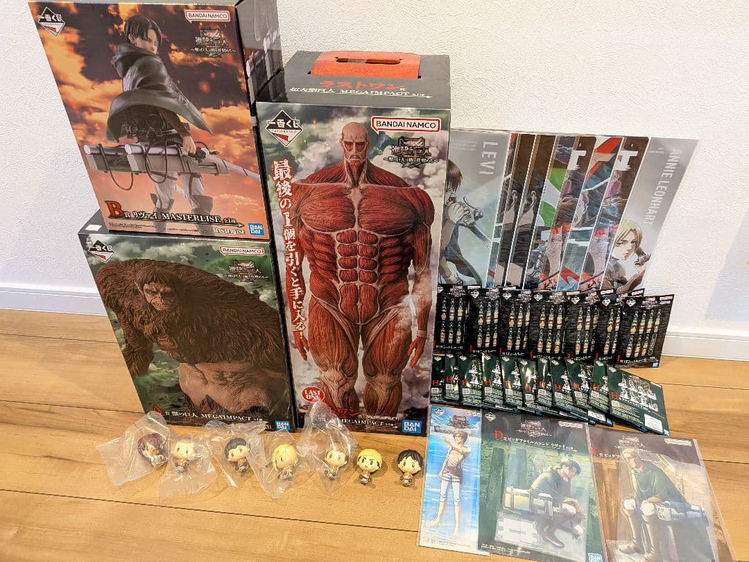 一番くじ 進撃の巨人〜獣の巨人は俺が仕留める〜A賞B賞C賞D賞E賞ラストワン賞