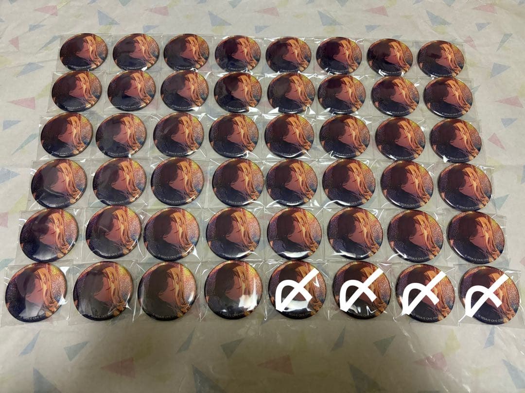 プロセカ グリッター缶バッジ グリ缶 41A 白石杏 44点