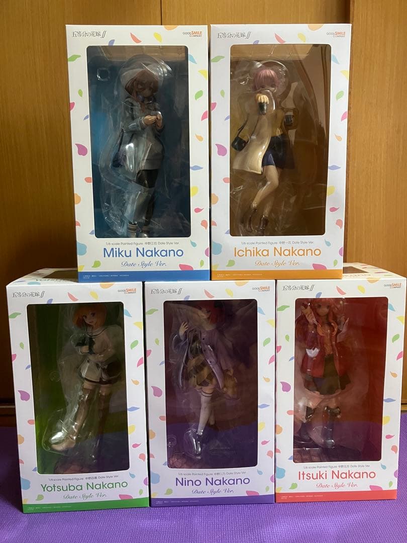 五等分の花嫁　Date Style Ver. デートスタイル　セット　フィギュア