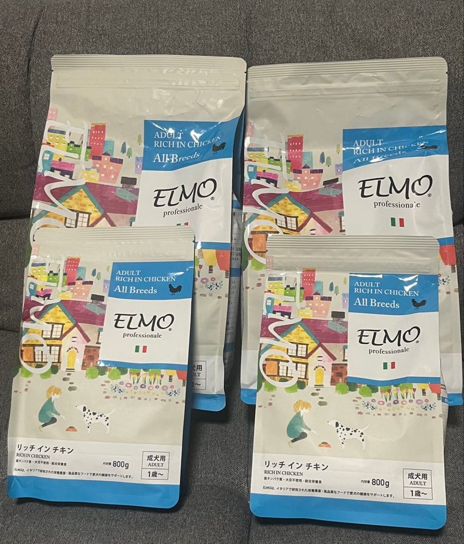 ELMO リッチインチキン ドライフード 3kg×2袋800g×2袋