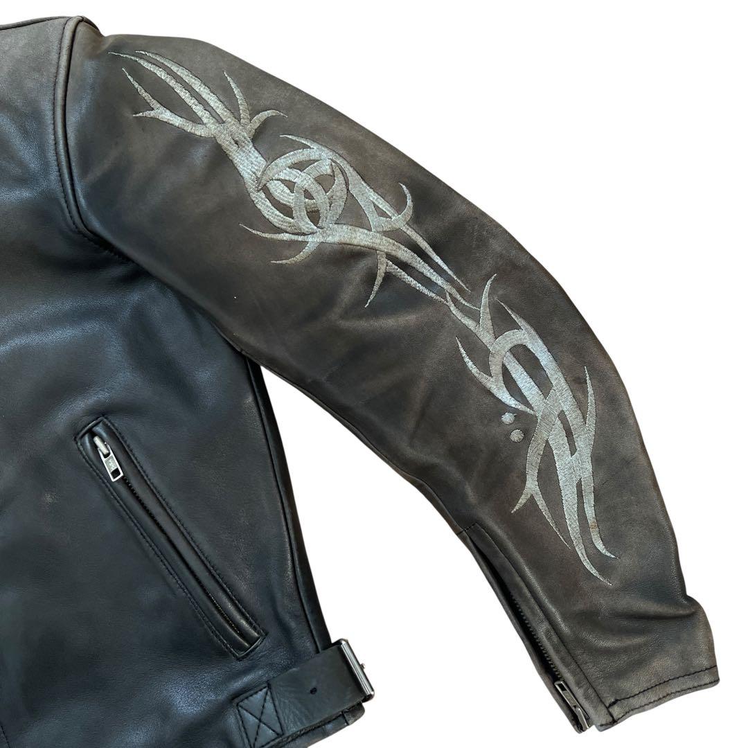 KADOYA　カドヤ　RADS　シングルライダース　レザージャケット　牛革　S