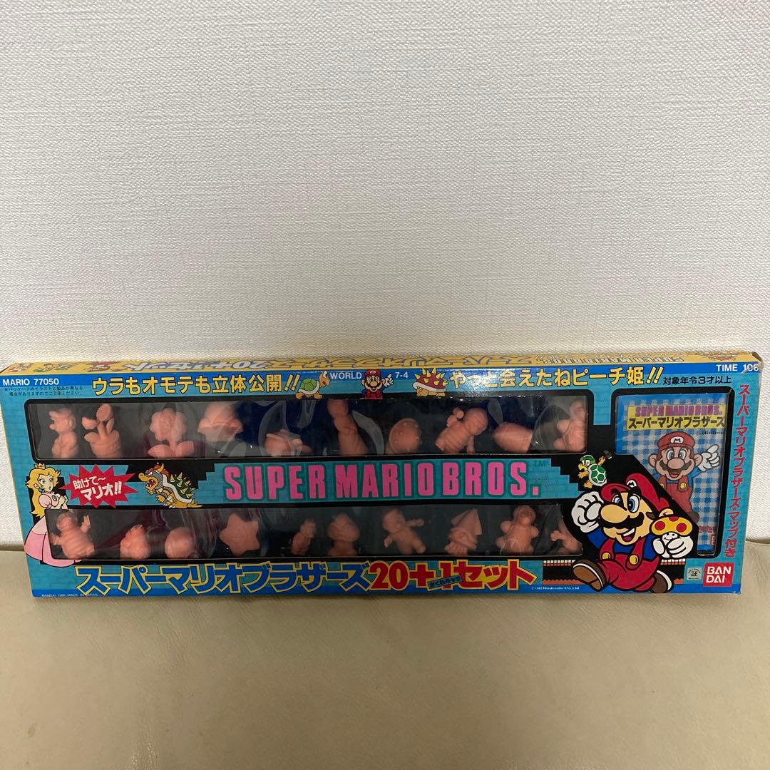 スーパーマリオブラザーズ　消しゴム　20+1セット　昭和レトロ