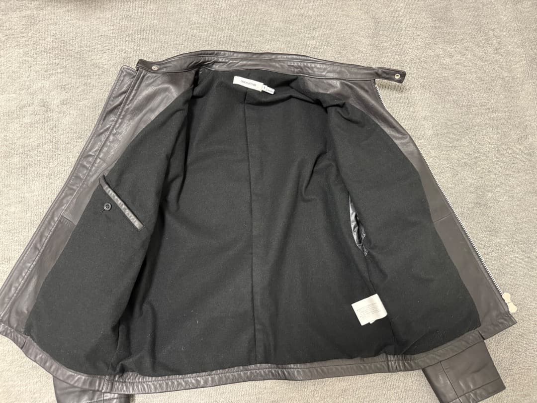 【美品】nonnative BIKER BLOUSON COW LEATHER