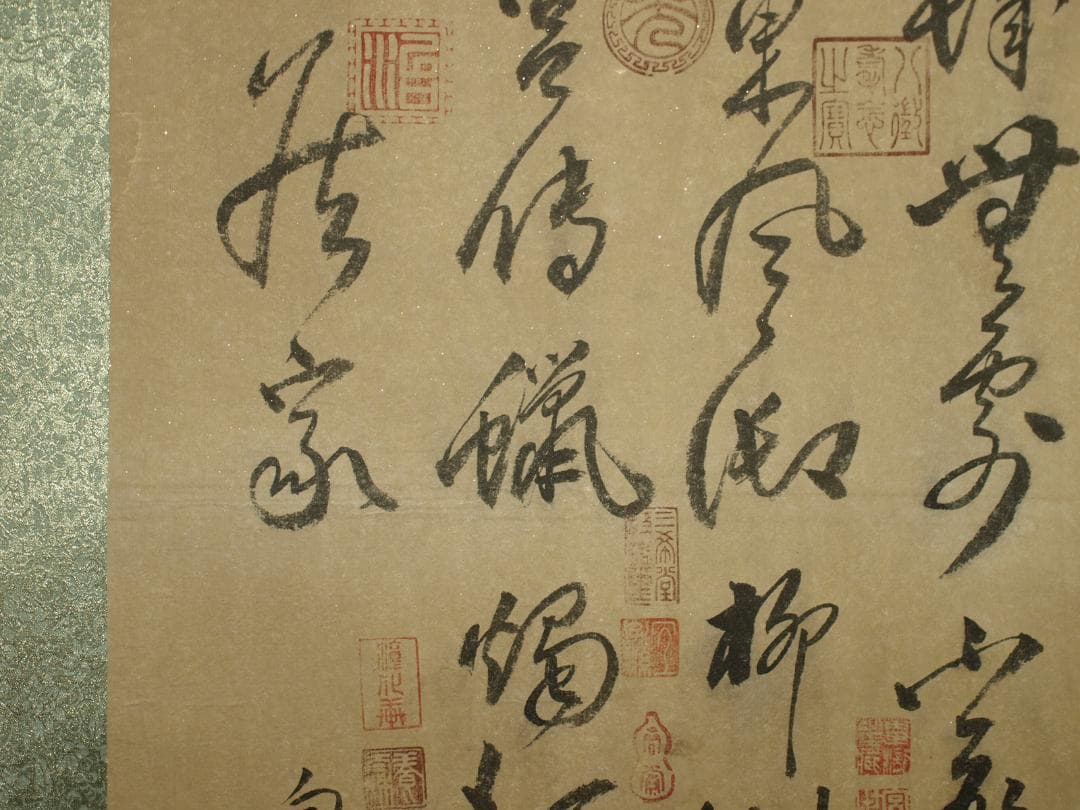 【骨董掛け軸】人物図 中国　五代 肉筆保證 　掛け軸　捲りBD260A12-1