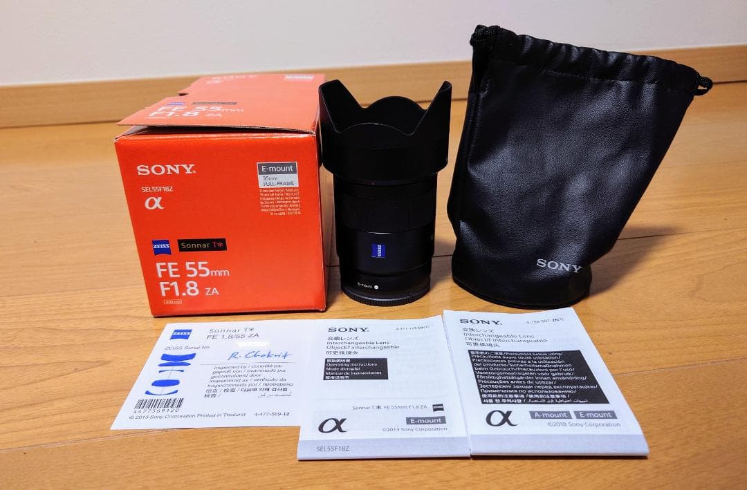 レンズ(単焦点) SONY Sonnar T* FE 55mm F1.8 ZA SEL55f18z