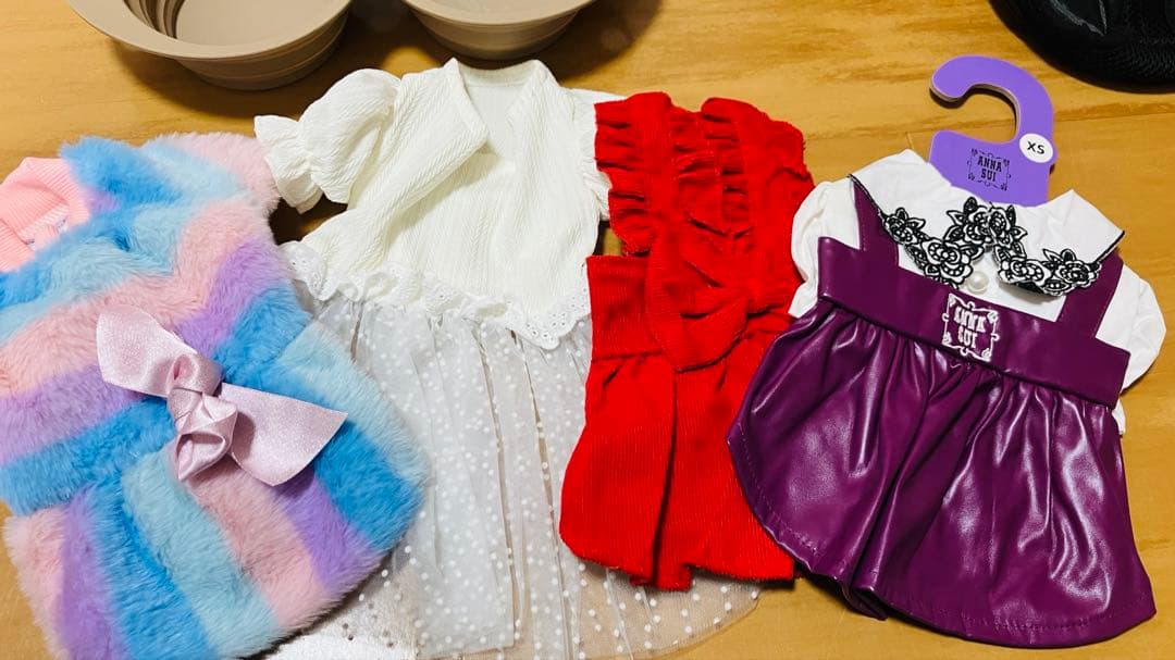 パピーちゃん女の子セット♡ キャリーバッグ／お洋服多数／4Sマナーウェア付き