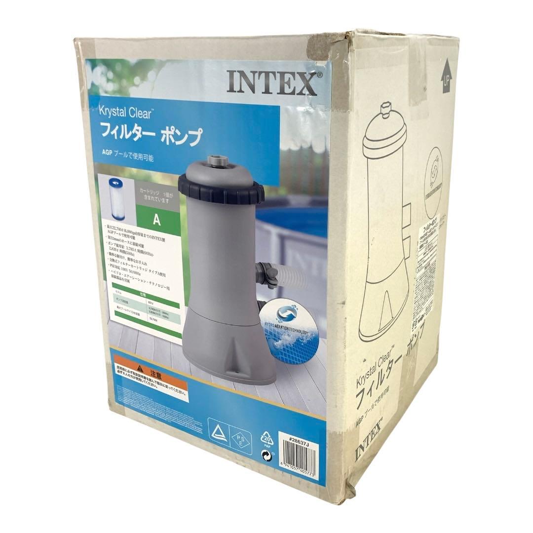 ✨未使用✨　インテックス　フィルターポンプ　クリスタルクリア　28637J