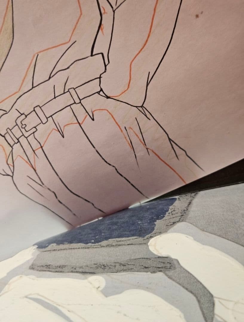 【貴重】ドラゴンボール【ヤムチャ】セル画 動画 原画(UV額縁付き)