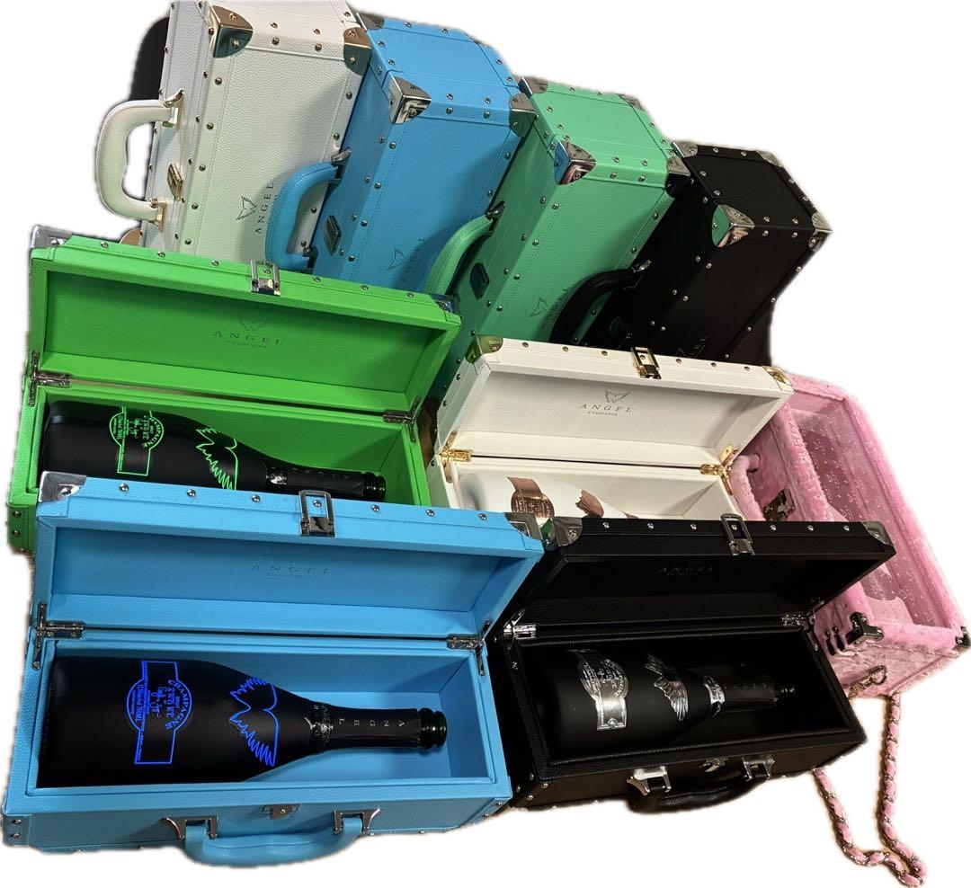 ANGEL CHAMPAGNE ケース+空ビン