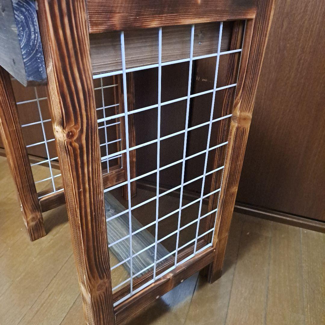 ガーデンテーブル&スツールセット ハンドメイド　期間限定値下中