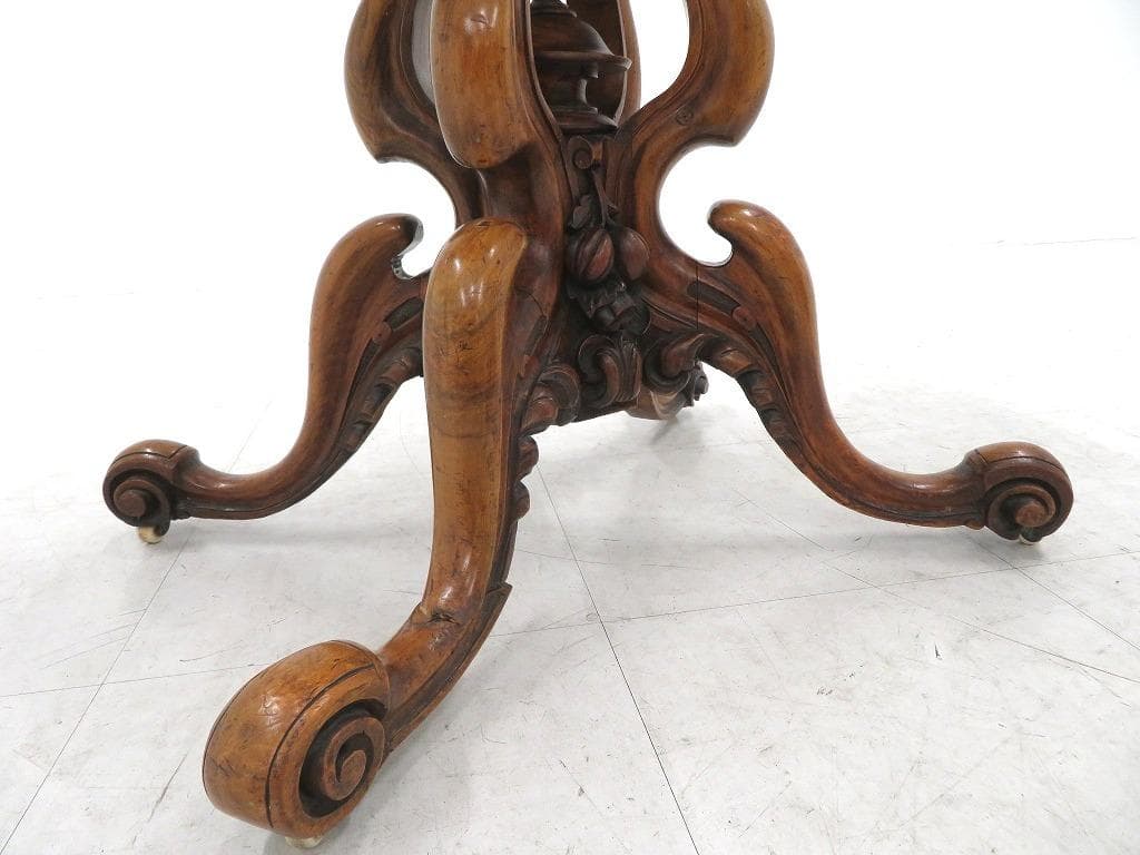 英国　イギリス　アンティーク　コンソールテーブル　ダイニングテーブル　拡張式