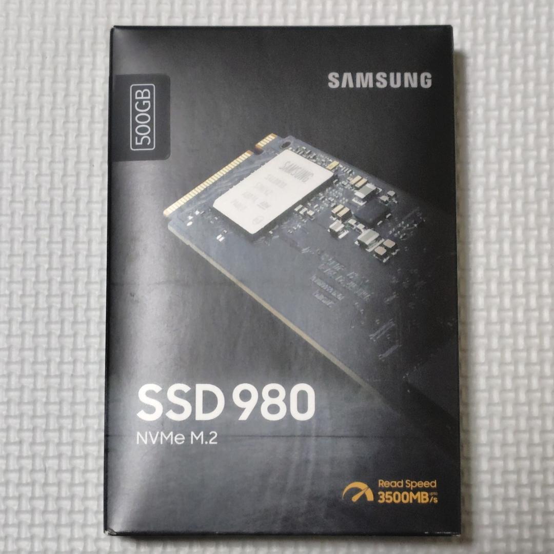 【動作品】SAMSUNG 980 SSD 500GB MZ-V8V500B/IT