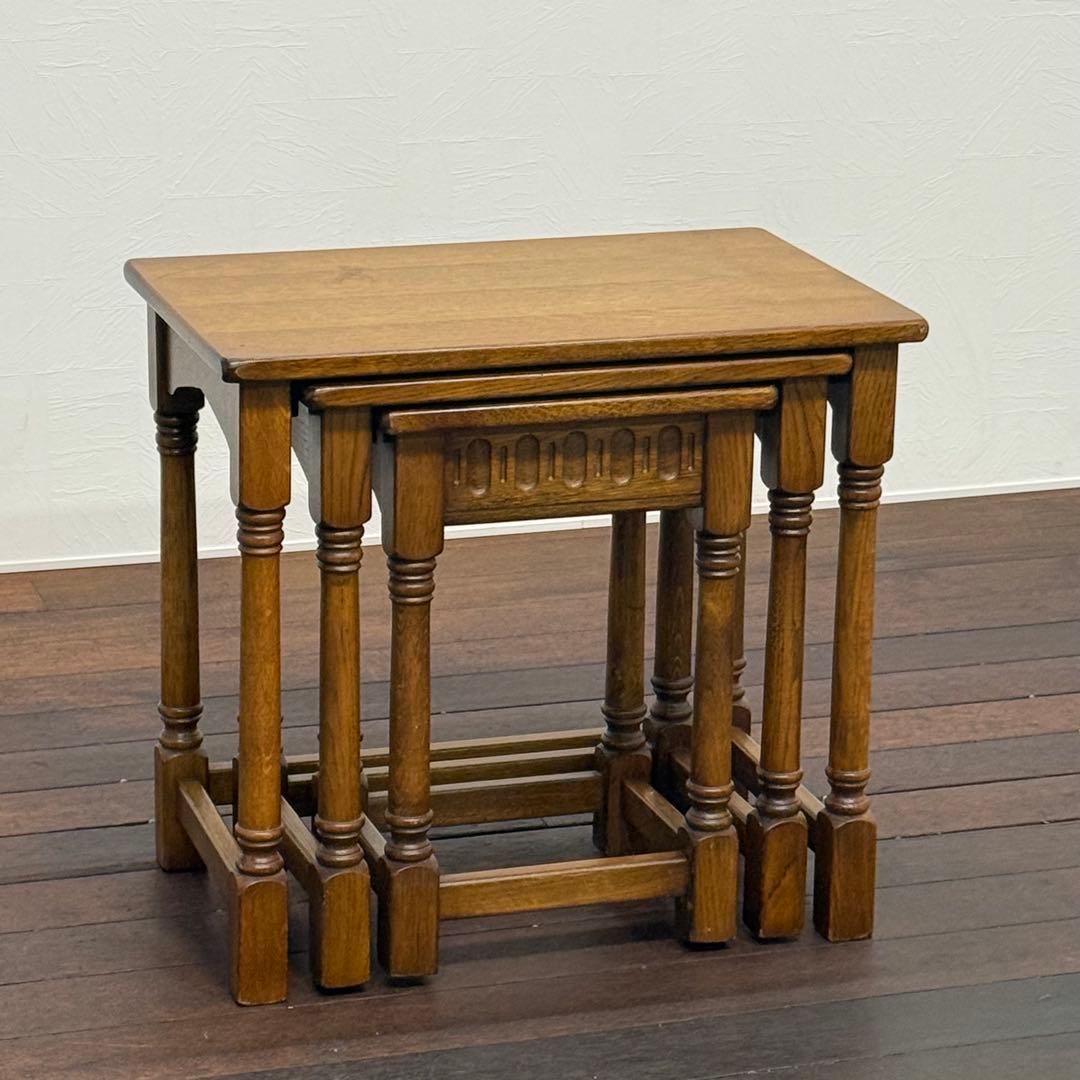 H19K59 英国クラシック ネストテーブル