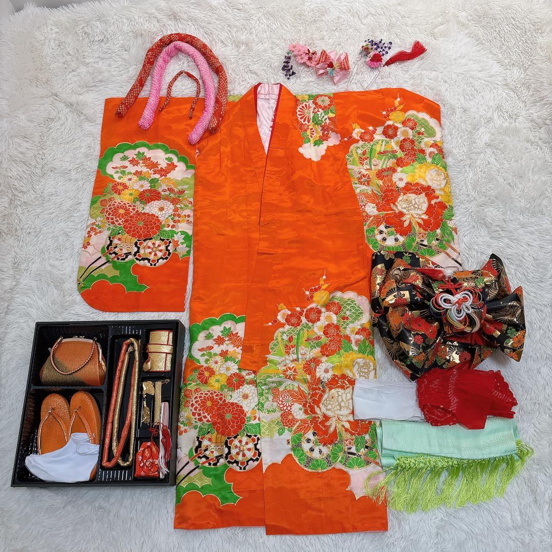 七五三 7歳 女の子 着物 髪飾り セット 5歳