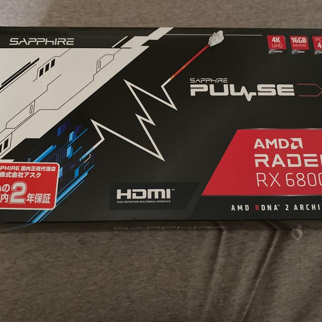 グラフィックボード・グラボ・ビデオカード Radeon RX 6800xt 16GB